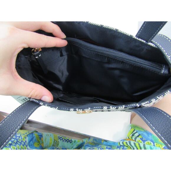 NWT Tommy Hilfiger Women's Fashion Monogram Small Bowler Bag - Light Stone/Tommy - Picture 6 of 9